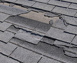 Roof Repair in Hartford CT - Damaged roofing shingles